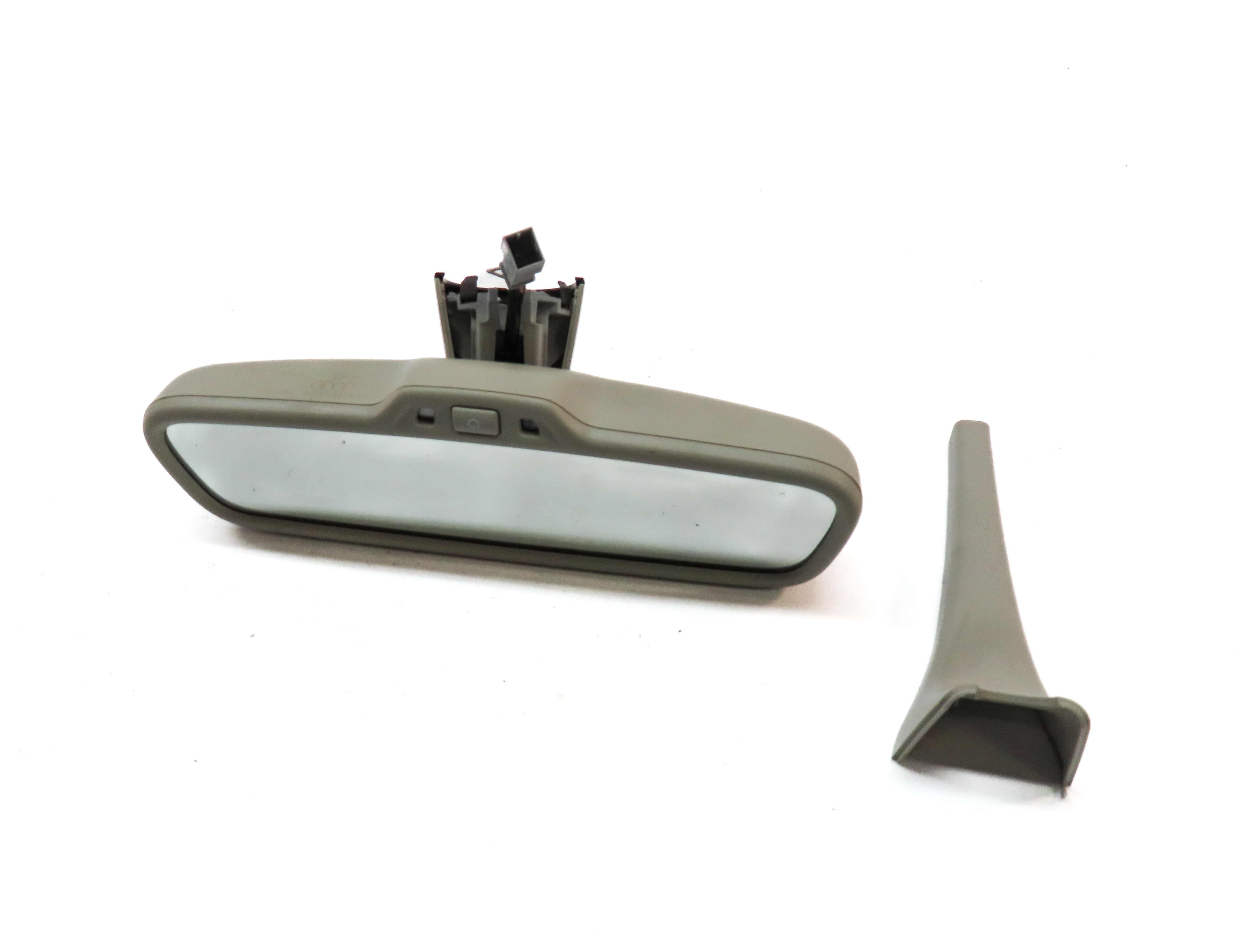 2010-2015 AUDI Q7 (4L) INTERIOR AUTODIM REAR VIEW MIRROR w/ COMPASS (Grey) — exact item pictured